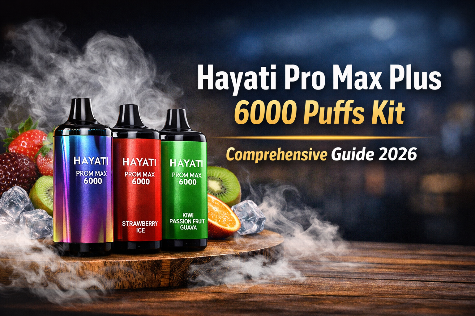 Hayati Pro Max Plus 6000 Puffs Kit