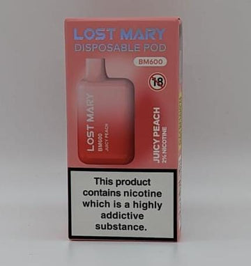 Juicy Peach Lost Mary BM600 Disposable Vape