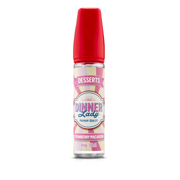 Strawberry Macaroon Shortfill E-Liquid by Dinner Lady 50ml