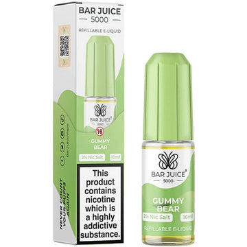 Gummy Bear Nic Salt E Liquid 10ml by Bar Juice 5000
