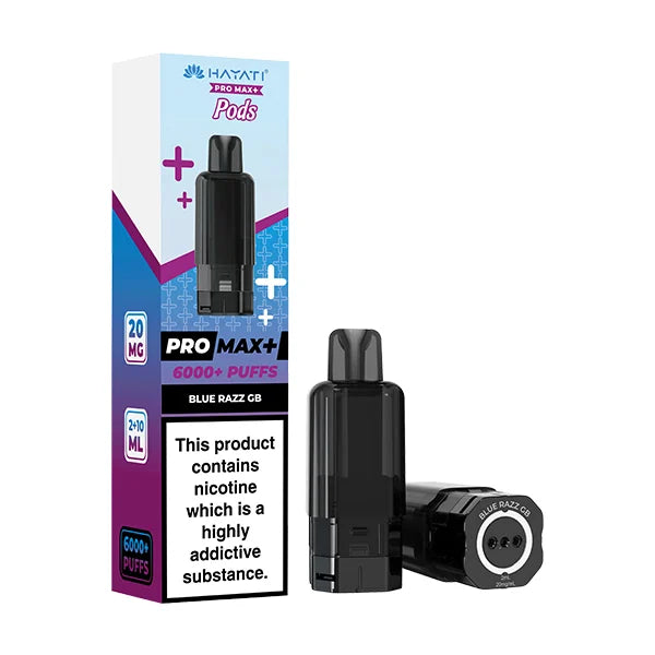 Hayati Pro Max Plus Prefilled Pod Refill – 6000 Puffs | 20mg Nic Salt | 12ml Capacity