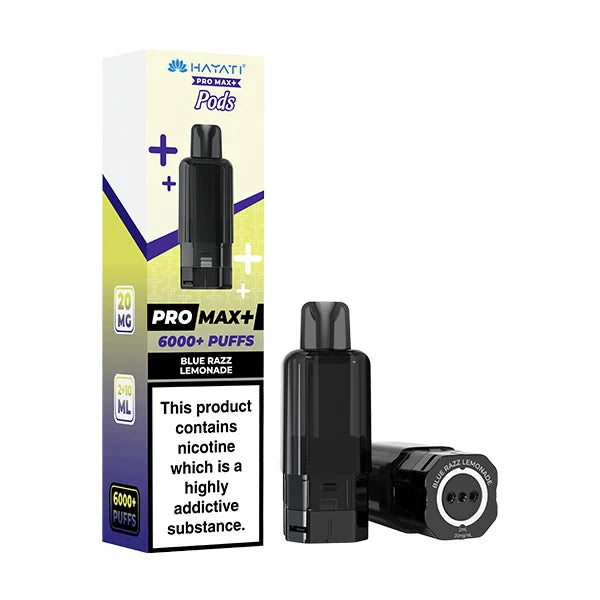 Hayati Pro Max Plus Prefilled Pod Refill – 6000 Puffs | 20mg Nic Salt | 12ml Capacity