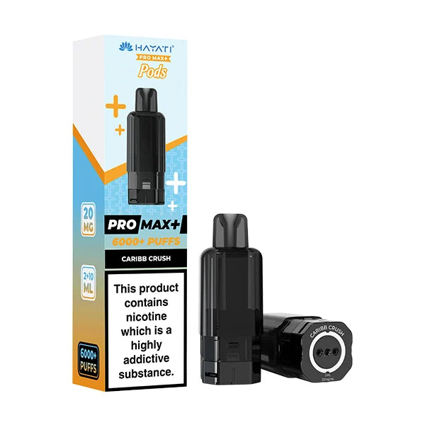 Hayati Pro Max Plus Prefilled Pod Refill – 6000 Puffs | 20mg Nic Salt | 12ml Capacity