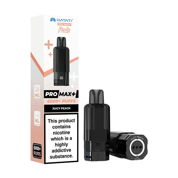 Hayati Pro Max Plus Prefilled Pod Refill – 6000 Puffs | 20mg Nic Salt | 12ml Capacity