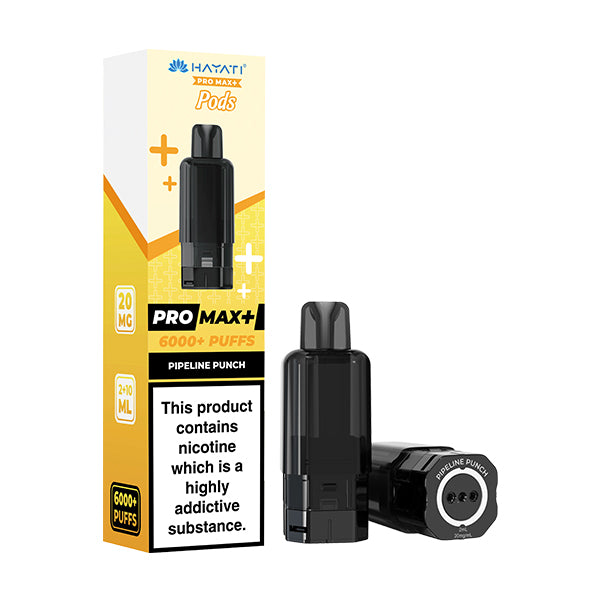 Hayati Pro Max Plus Prefilled Pod Refill – 6000 Puffs | 20mg Nic Salt | 12ml Capacity