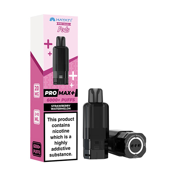 Hayati Pro Max Plus Prefilled Pod Refill – 6000 Puffs | 20mg Nic Salt | 12ml Capacity