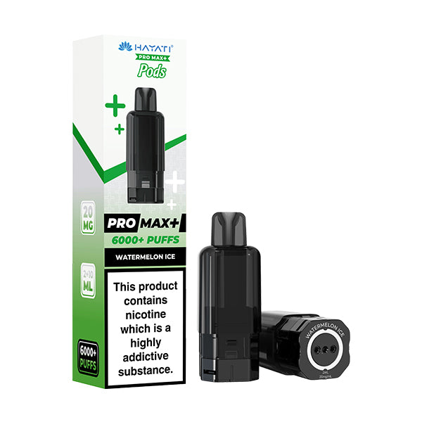 Hayati Pro Max Plus Prefilled Pod Refill – 6000 Puffs | 20mg Nic Salt | 12ml Capacity