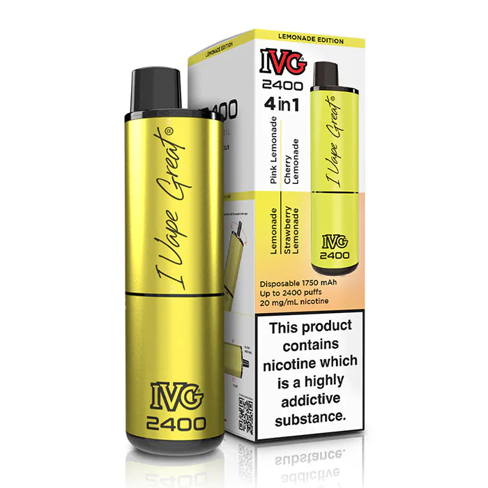 Lemonade Edition IVG 2400 Prefilled Pod Kit UK