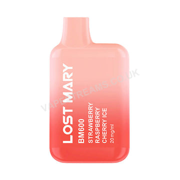 Strawberry Raspberry Cherry Ice Lost Mary BM600 Disposable Vape