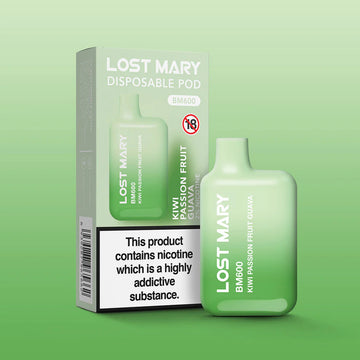 Kiwi Passionfruit Guava Lost Mary BM600 Disposable Vape