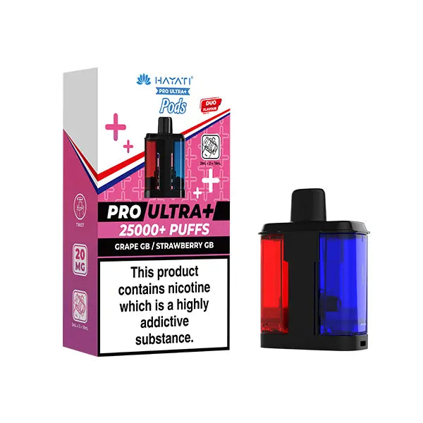 Hayati Pro Ultra Plus 25000 Prefilled Pods Dual Flavour