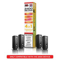 IVG RELOAD 4-in-1 Prefilled Pods for IVG 2400 Vape Kit UK Pineapple Edition.