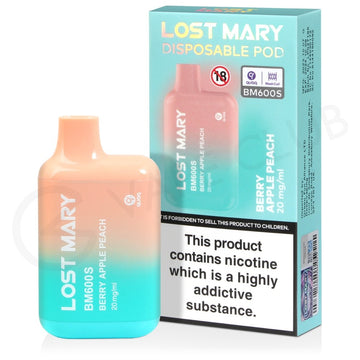 Berry Apple Peach Lost Mary BM600S Disposable Vape