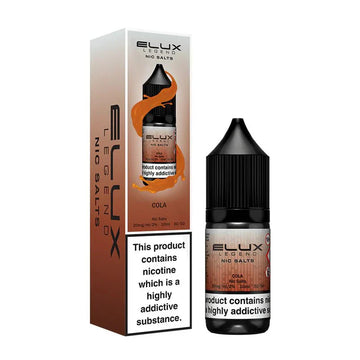 Cola Nic Salt E Liquid 10ml By Elux Legend