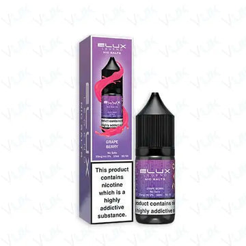 Grape Berry Nic Salt E Liquid 10ml By Elux Legend