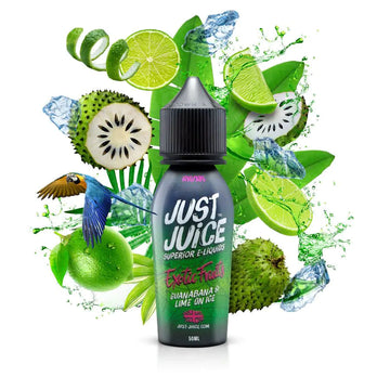 Guanabana & Lime On Ice Shortfill E-Liquid by Just Juice Exotic Fruits 50ml