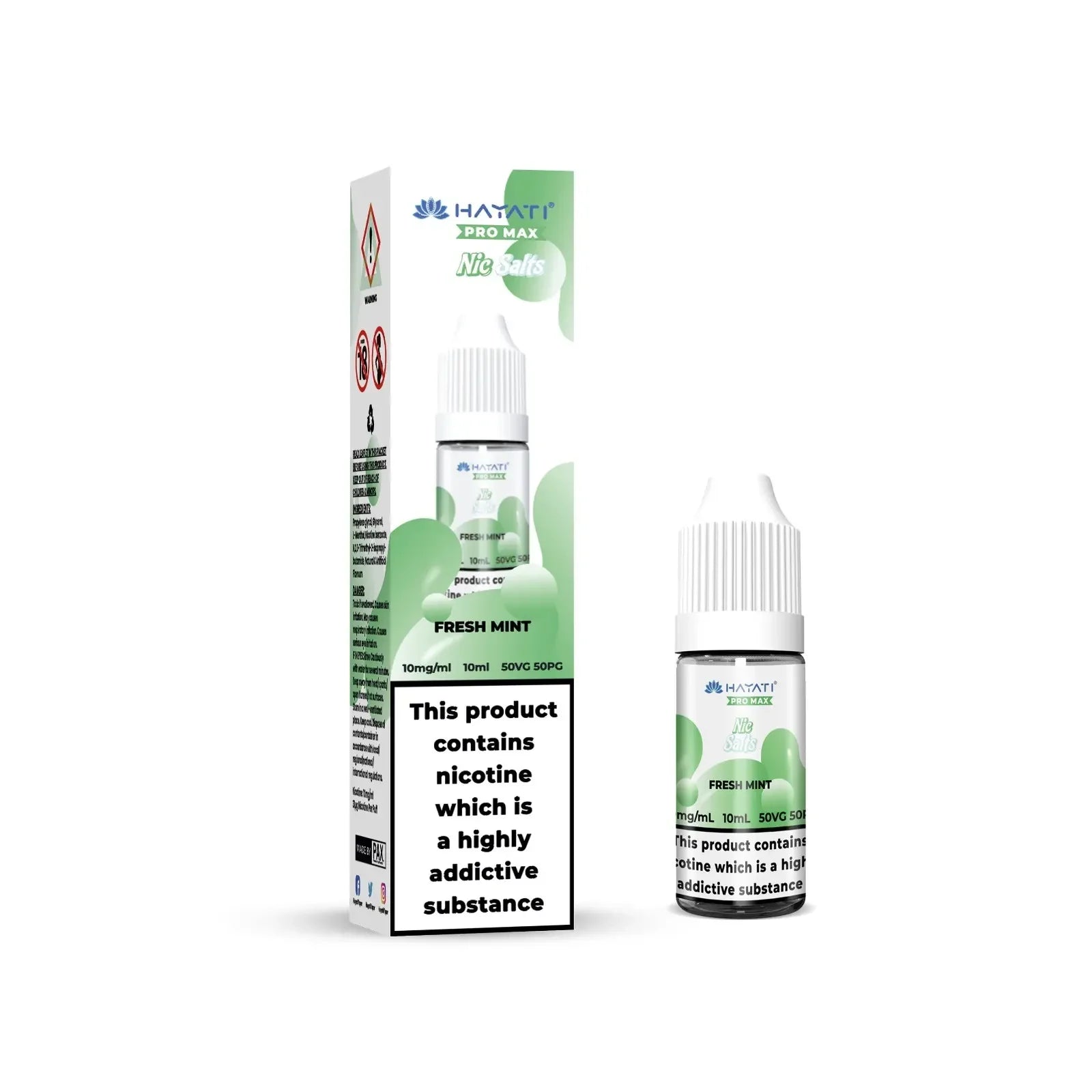 Buy Fresh Mint Nic Salt by Hayati Pro Max - Premium UK E-Liquid Buy Fresh Mint Nic Salt by Hayati Pro Max - Premium UK E-Liquid