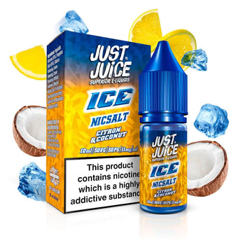 Citron & Coconut Nic Salt E-Liquid by Just Juice Ice