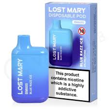 Blue Razz Ice Lost Mary BM600 Disposable Vape