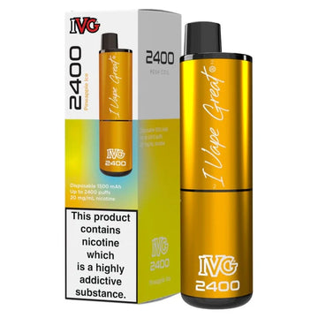 Pineapple Ice IVG 2400 Disposable Vape