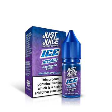 Blackcurrant & Lime Nic Salt E-Liquid by Just Juice Ice