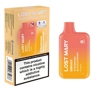 Strawnana Blackcurrant Lost Mary BM600S Prefilled Pod Kit