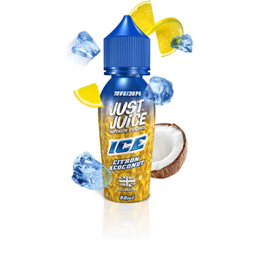 Citron & Coconut Shortfill E-Liquid by Just Juice Ice 50ml