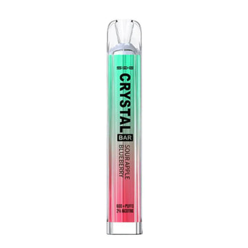 Sour Apple Blueberry Crystal Bar Disposable Vape