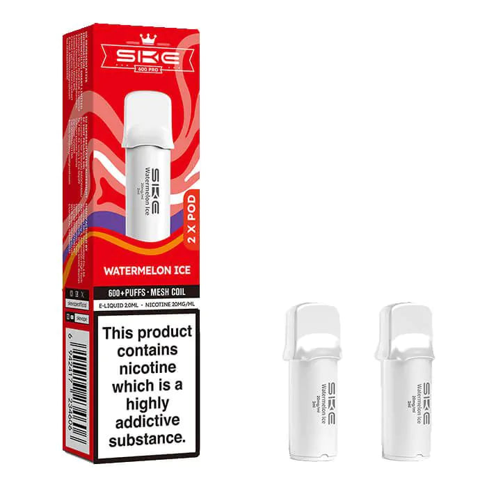 SKE Crystal Bar 600 Pro Prefilled Pods Pack of 2