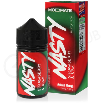 Strawberry & Kiwi Modmate Shortfill E-Liquid by Nasty 50ml