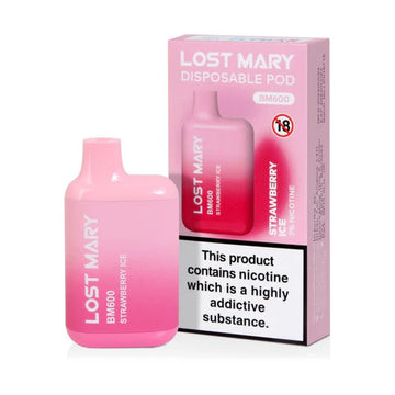 Strawberry Ice Lost Mary BM600 Disposable Vape