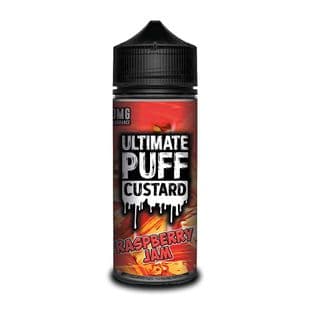 Ultimate Puff Custard Raspberry Jam Shortfill 100ml E-Liquid