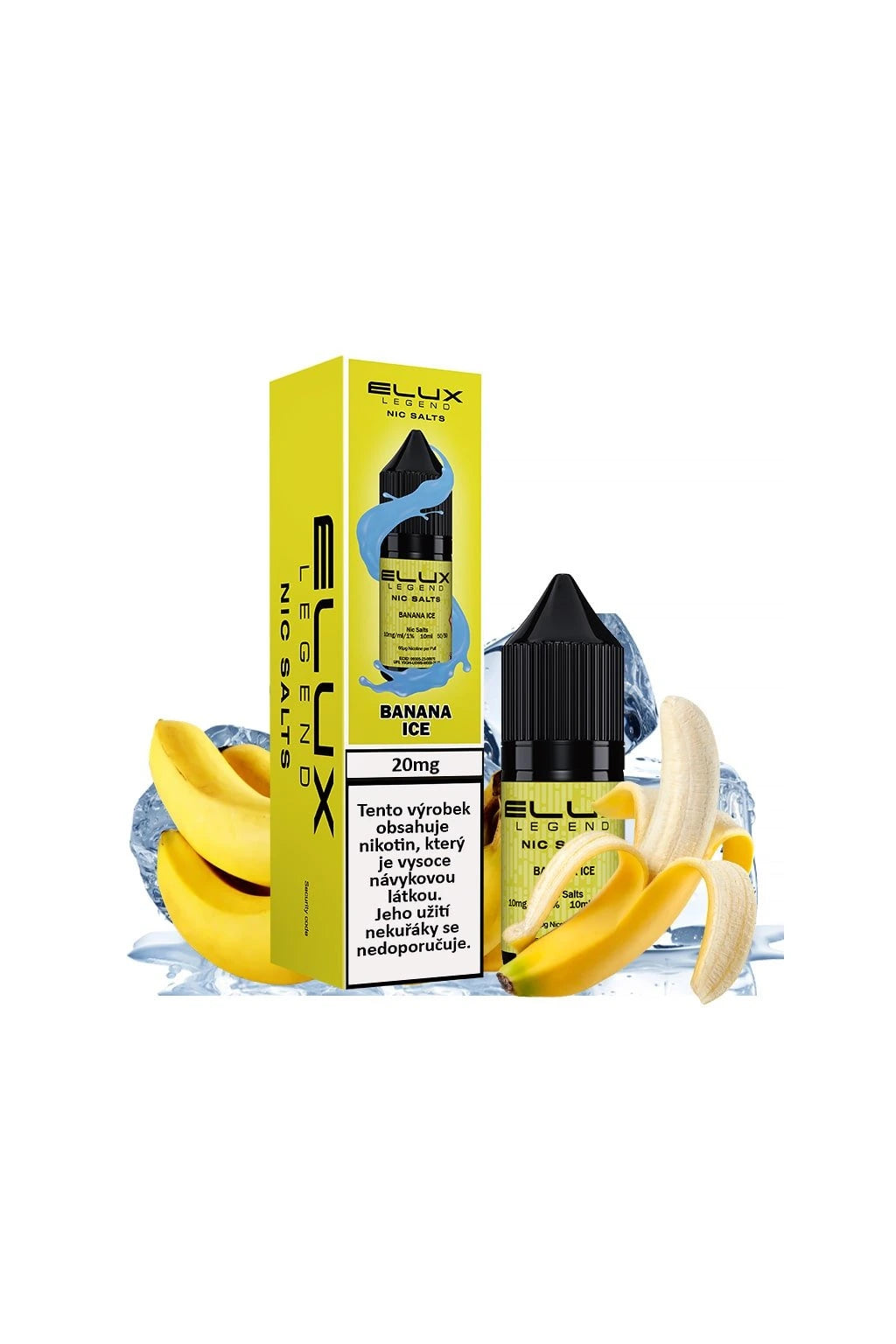 Banana Ice Nic Salt E Liquid 10ml By Elux Legend