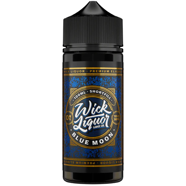 Blue Moon Shortfill E-Liquid by Wick Liquor 100ml
