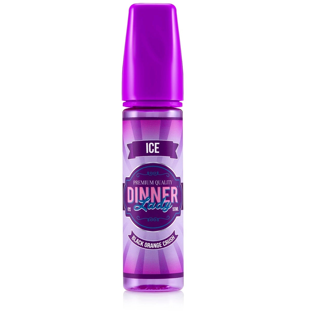 Black Orange Crush Shortfill E-Liquid by Dinner Lady Summer Holidays 50ml
