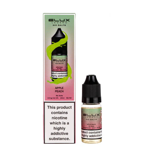 Apple Peach Nic Salt E Liquid 10ml By Elux Legend