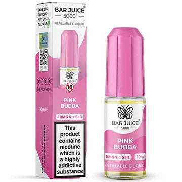 Pink Bubba Nic Salt E Liquid 10ml By Bar Juice 5000