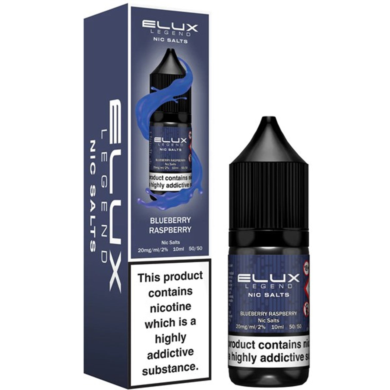 Blueberry Raspberry Nic Salt E Liquid 10ml By Elux Legend
