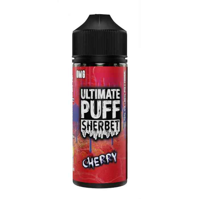 Ultimate Puff Sherbet Cherry Shortfill 100ml E-Liquid
