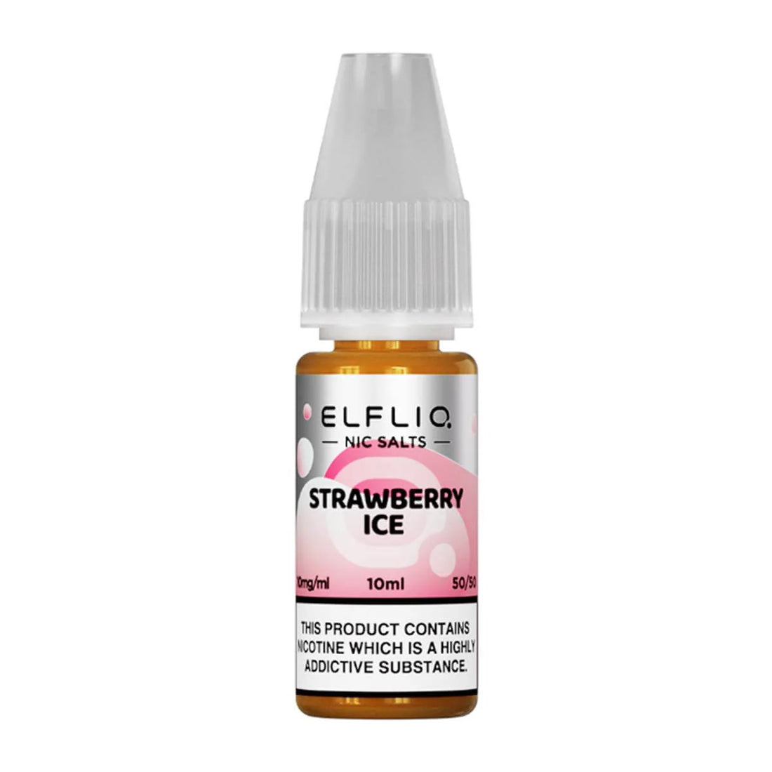 Strawberry Ice Nic Salt E Liquid 10ml By Elf Bar Elfliq