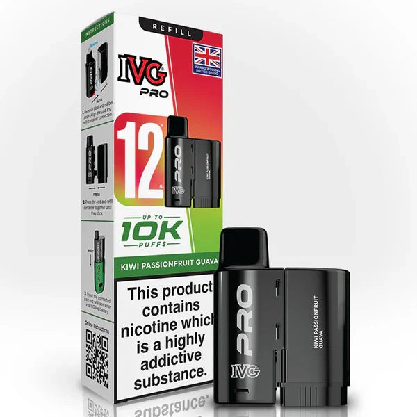 IVG Pro 12 Vape Pod Replacement – 10000 Puffs 20mg Nic Salt