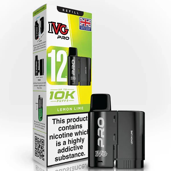 IVG Pro 12 Vape Pod Replacement – 10000 Puffs 20mg Nic Salt