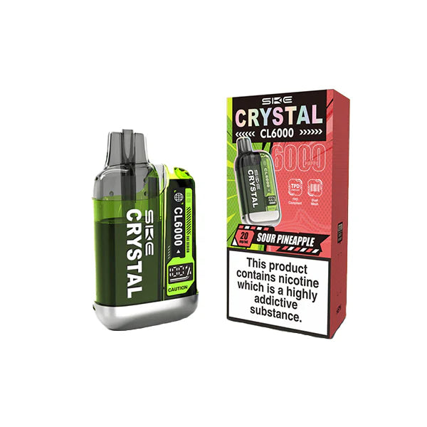 Sour Pineapple SKE Crystal CL6000 Pod Kit