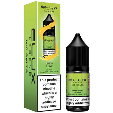 Lemon & Lime Nic Salt E Liquid 10ml By Elux Legend