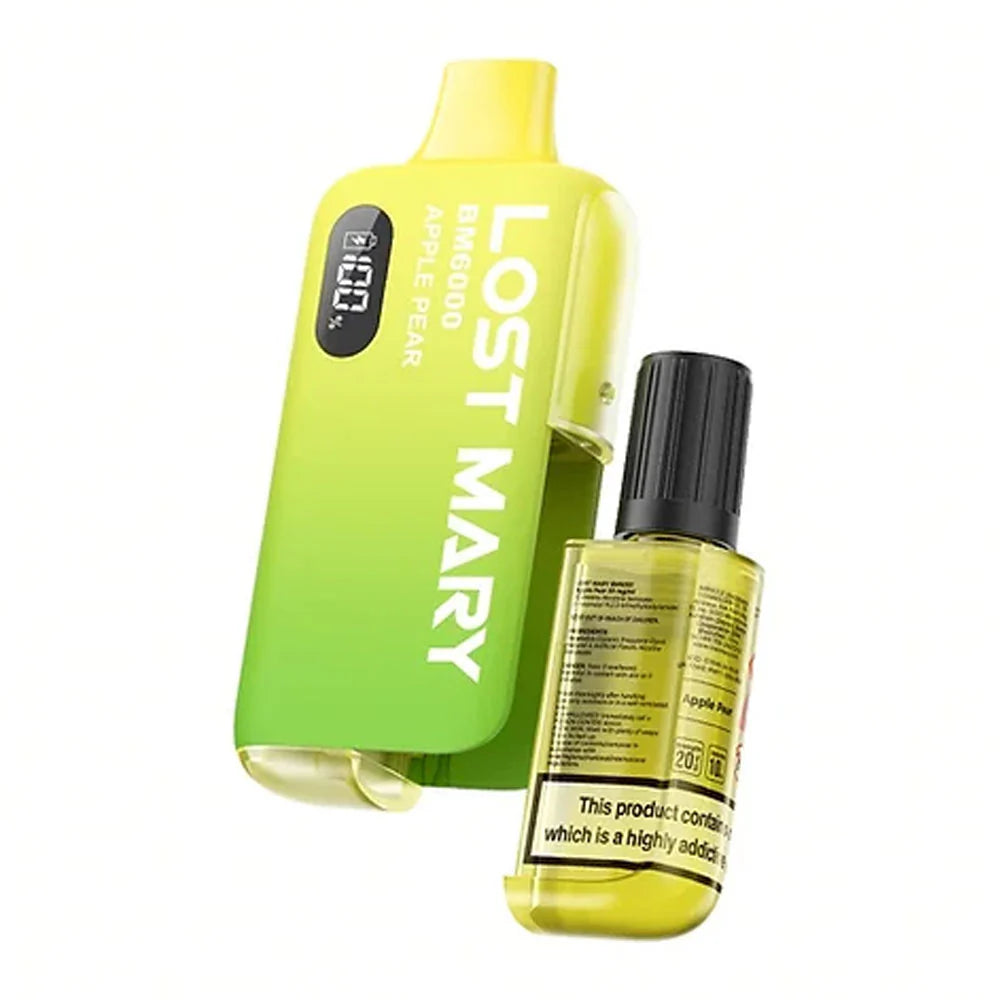 Lemon Lime Lost Mary BM6000 Disposable Vape Kit