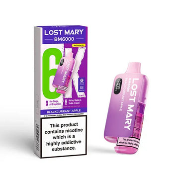 Blackcurrant Apple Lost Mary BM6000 Prefilled Vape Pod Kit