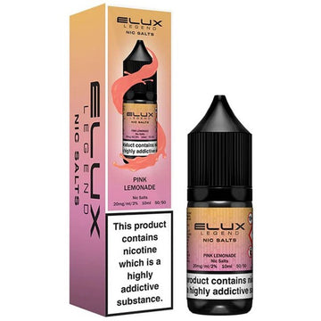 Pink Lemonade Nic Salt E Liquid 10ml By Elux Legend