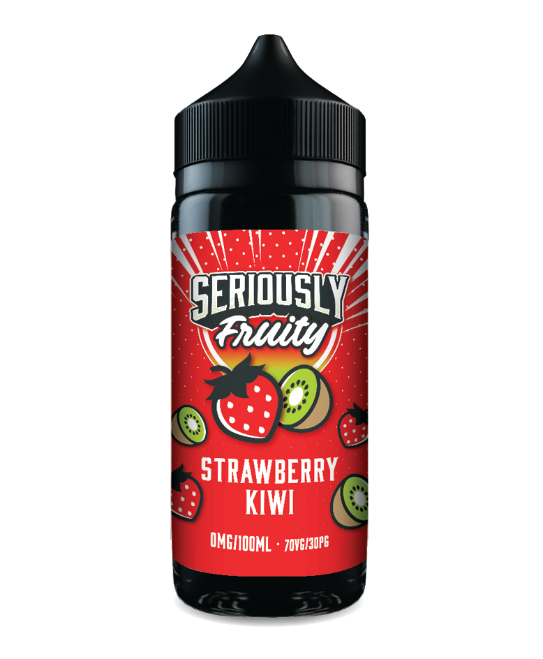 Strawberry Kiwi Shortfill E-Liquid by Seriously Fruity 100ml