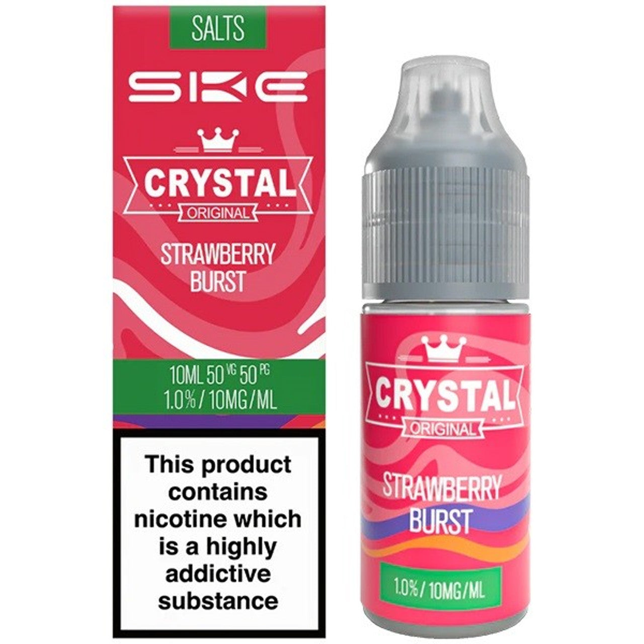 Strawberry Burst Nic Salt E-Liquid by SKE Crystal