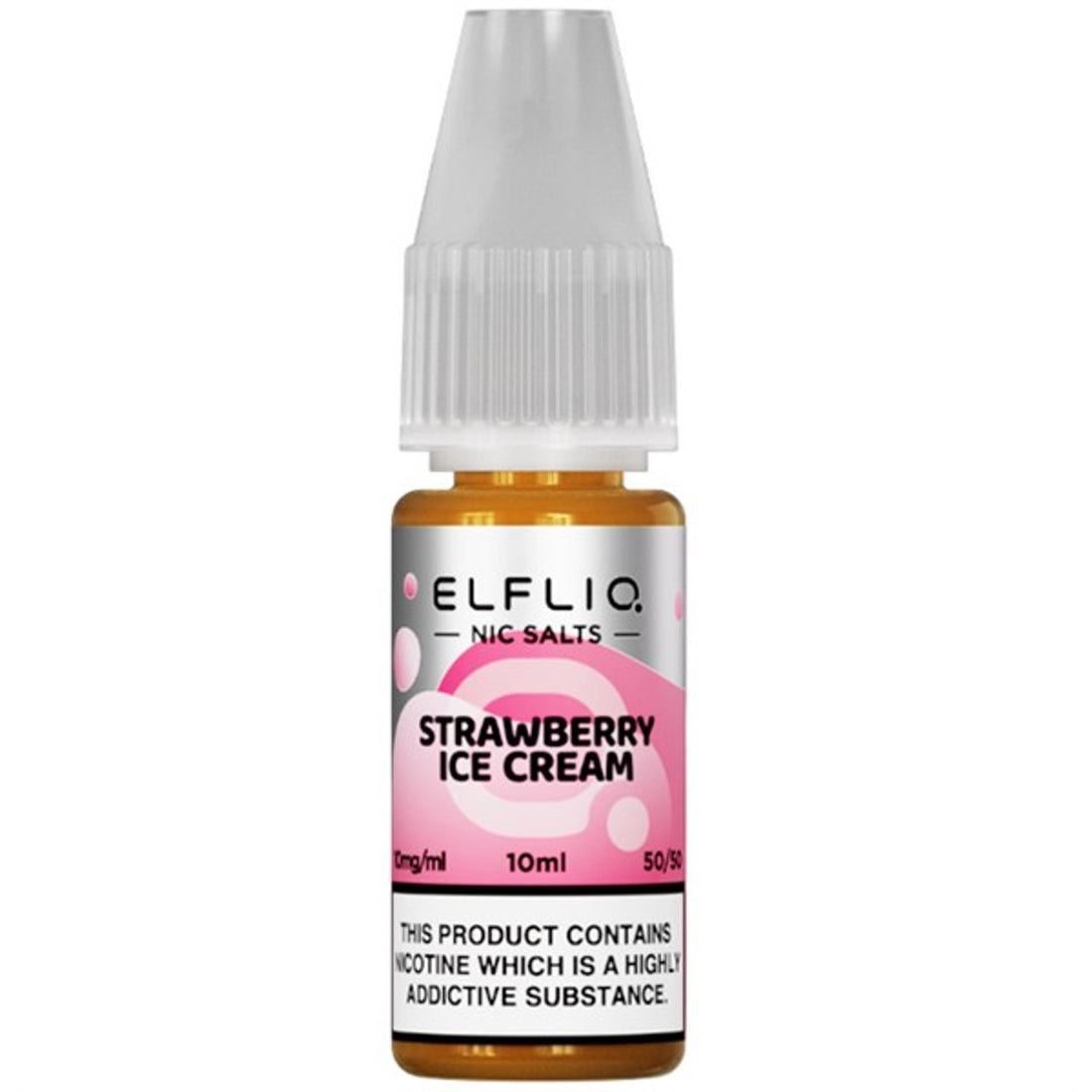 Strawberry Ice Cream Nic Salt E Liquid 10ml By Elf Bar Elfliq